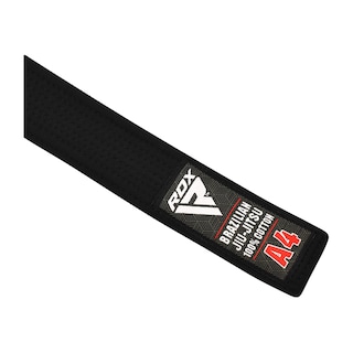 Foto 3 | Cinturón Rdx De Jiu-jitsu Brasileño Para Todas Las Estaciones, Color Negro, Talla A3 - Venta Internacional.