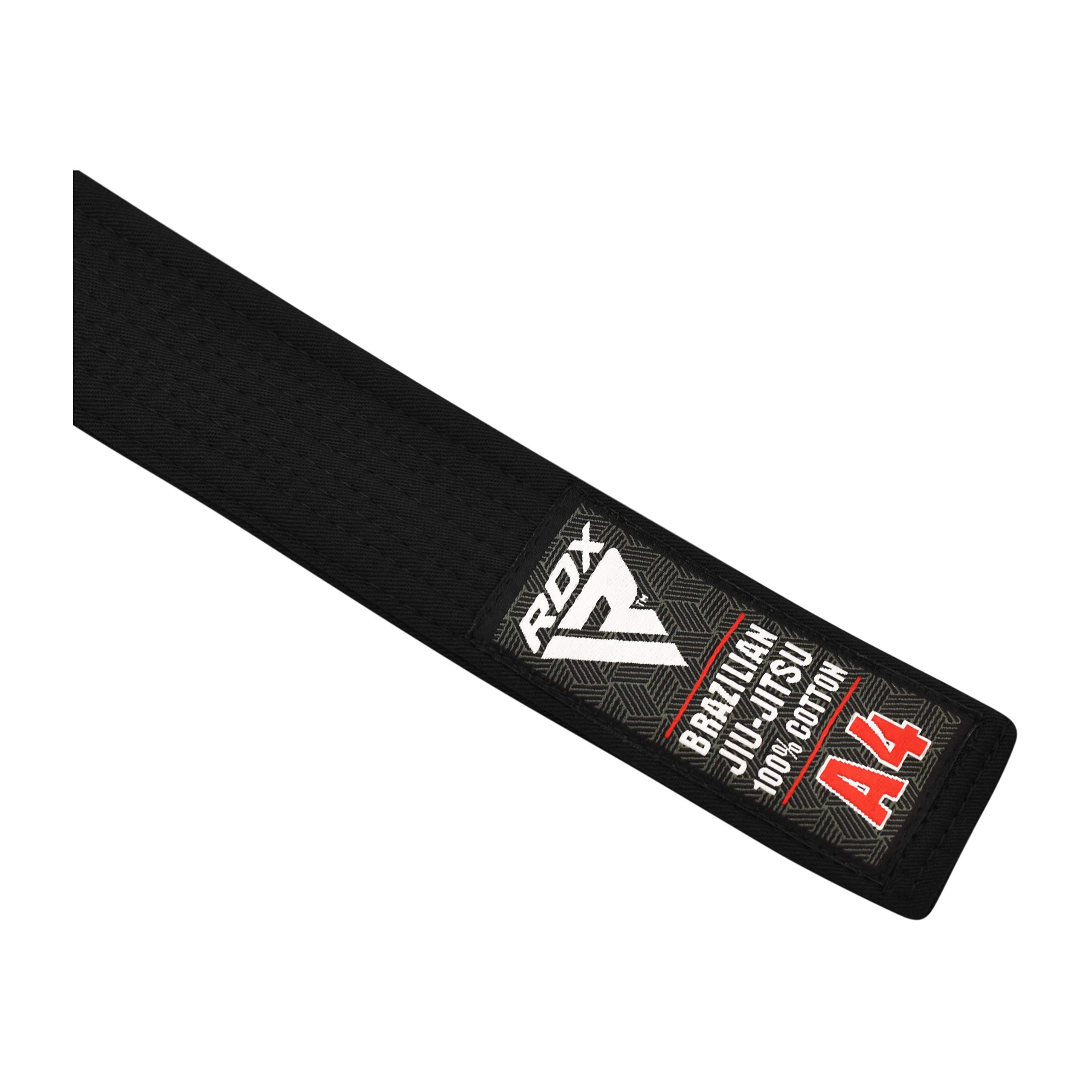 Foto 4 pulgar | Cinturón Rdx De Jiu-jitsu Brasileño Para Todas Las Estaciones, Color Negro, Talla A1 - Venta Internacional.
