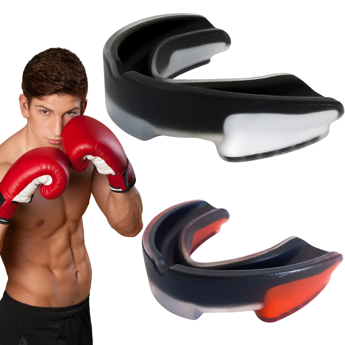 Foto 2 pulgar | Duo Protector Bucal Deportivo Dientes Para Box Seguridad Sport