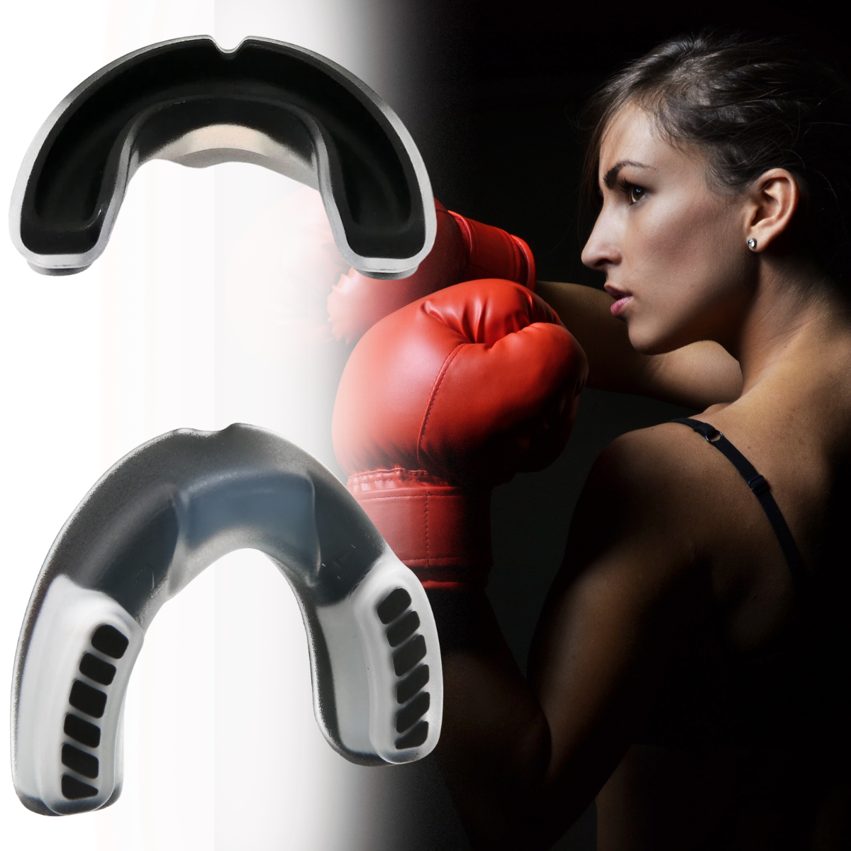 Foto 5 pulgar | Duo Protector Bucal Deportivo Dientes Para Box Seguridad Sport