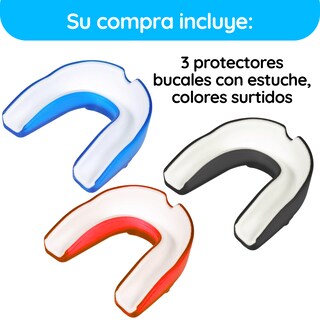 Foto 2 | Kit 3 Protector Bucal Deportivo Box Taekwondo Guarda Dental