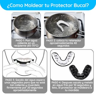 Foto 7 | Kit 3 Protector Bucal Deportivo Box Taekwondo Guarda Dental