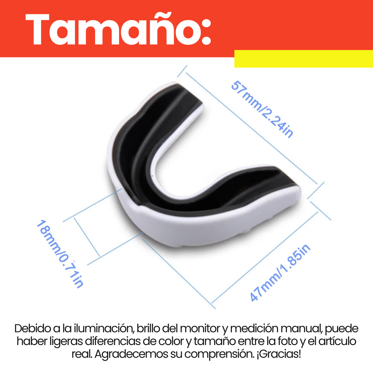 Foto 4 pulgar | Protector Bucal Deportivo Moldeable para Adulto 8 Piezas