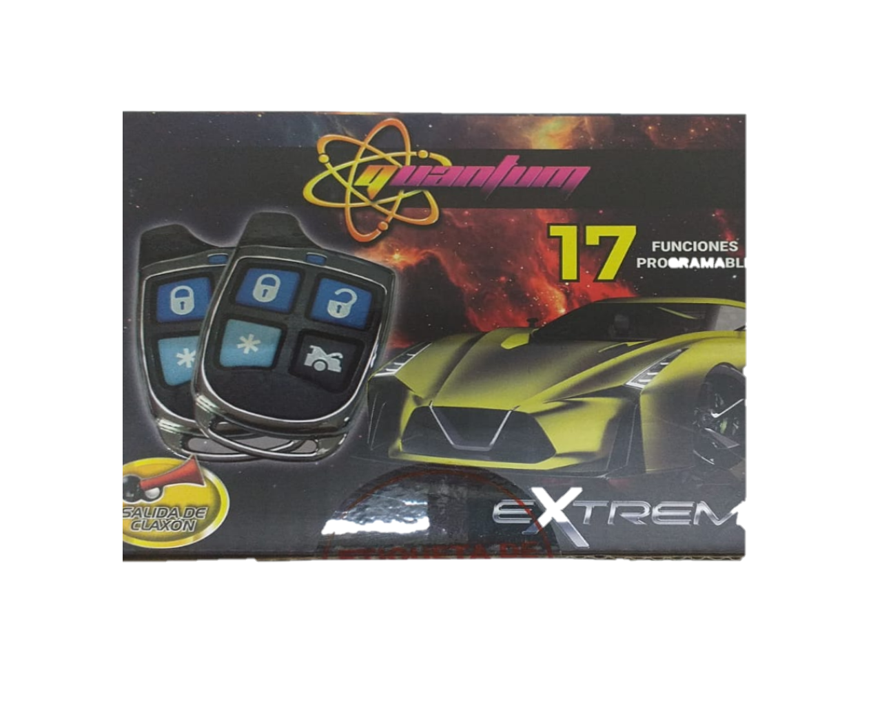 Foto 3 | Kit de Alarma Universal Extreme Alexqu color Negro para automóvil Alex Quantum