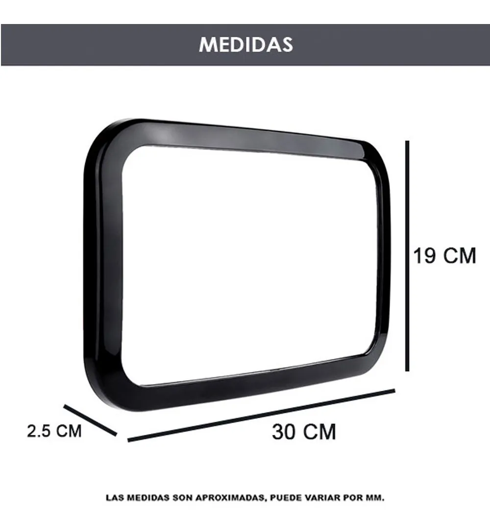 Foto 3 pulgar | Espejo Retrovisor para Bebé con Vista Panorámica