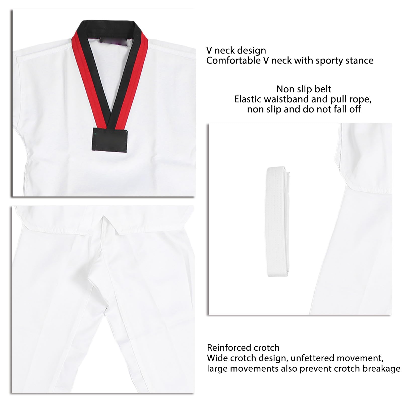 Foto 4 pulgar | Uniforme De Taekwondo Dilwe Kids Con Cinturón Para Niños Y Niñas (xs) - Venta Internacional.