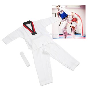 Foto 6 | Uniforme De Taekwondo Dilwe Kids Con Cinturón Para Niños Y Niñas (xs) - Venta Internacional.