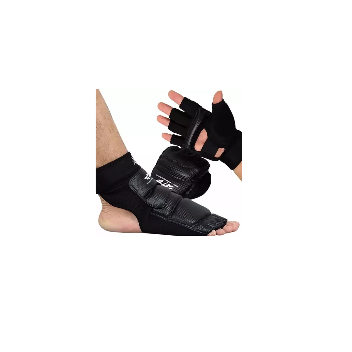 Foto 3 pulgar | Equipo De Protección Para Taekwondo Y Guantes 2 Pares Talla: Medio Eo Safe Imports Esi-18051 Negro.