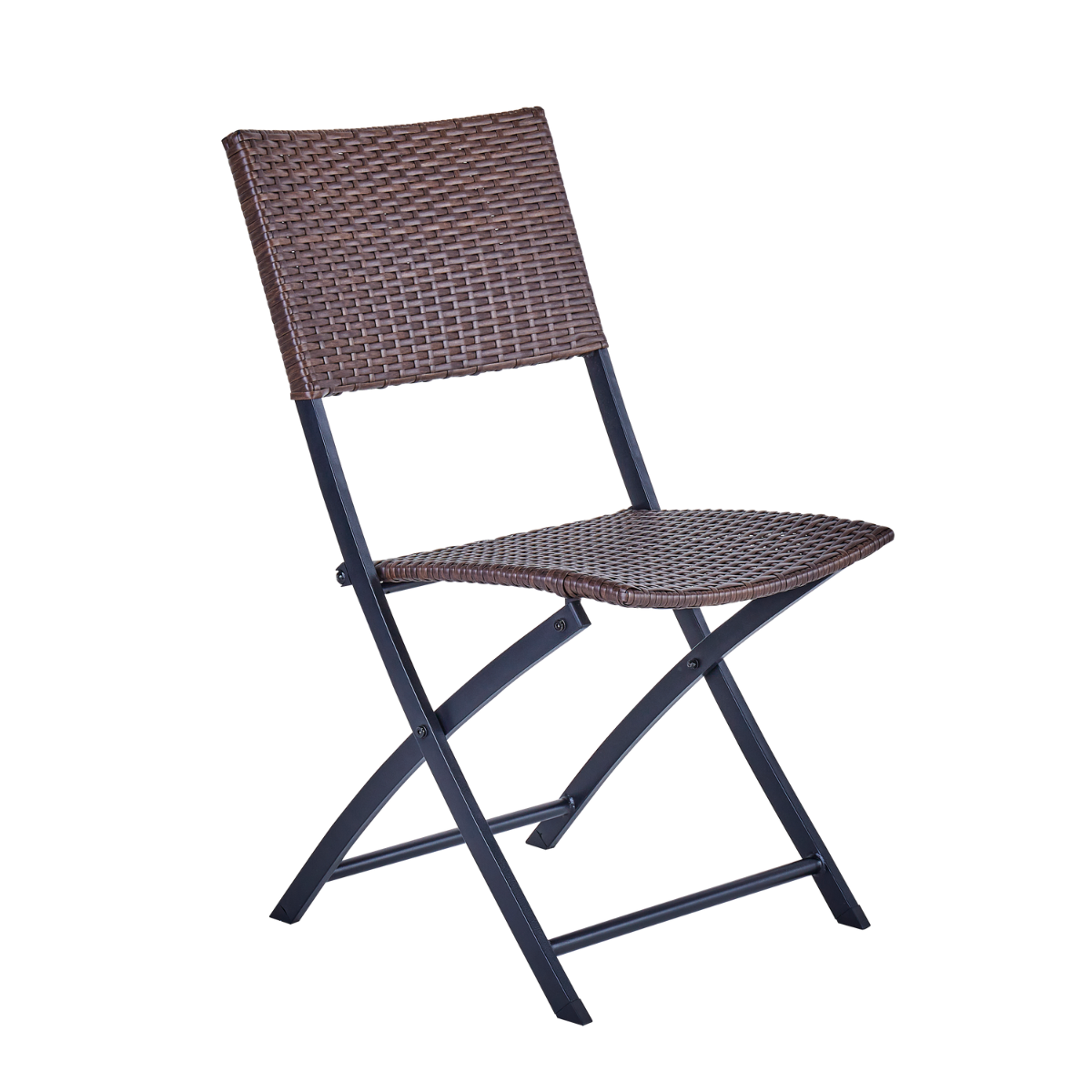 Silla Plegable para Exteriores De Rattan Durable