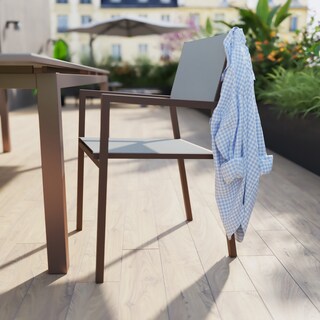 Foto 6 | Silla Para Comedor De Jardín/ Exterior Con Descansabrazos