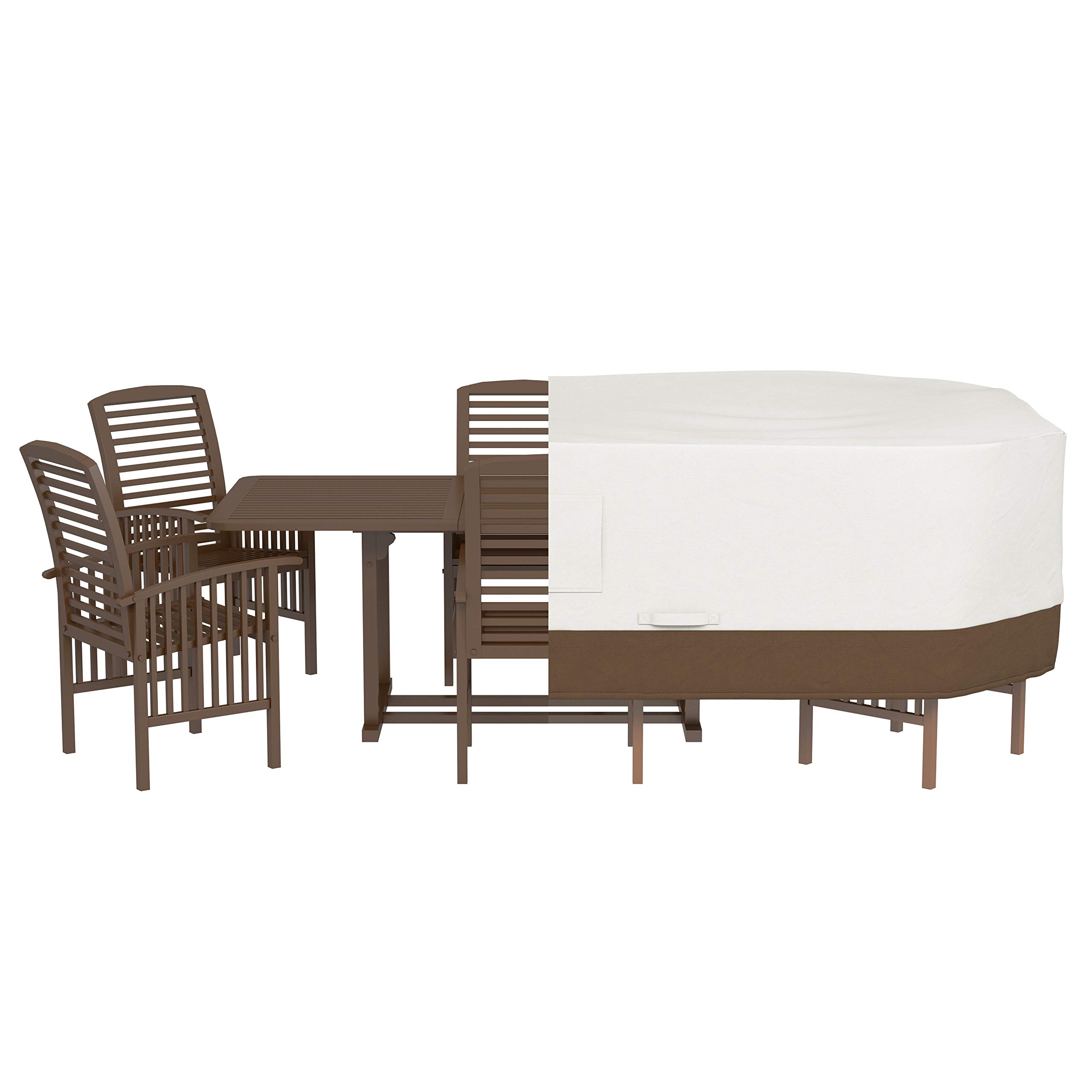 Foto 4 | Funda De Patio Amazon Basics, Impermeable, Antiuv, Xl, Beige - Venta Internacional.