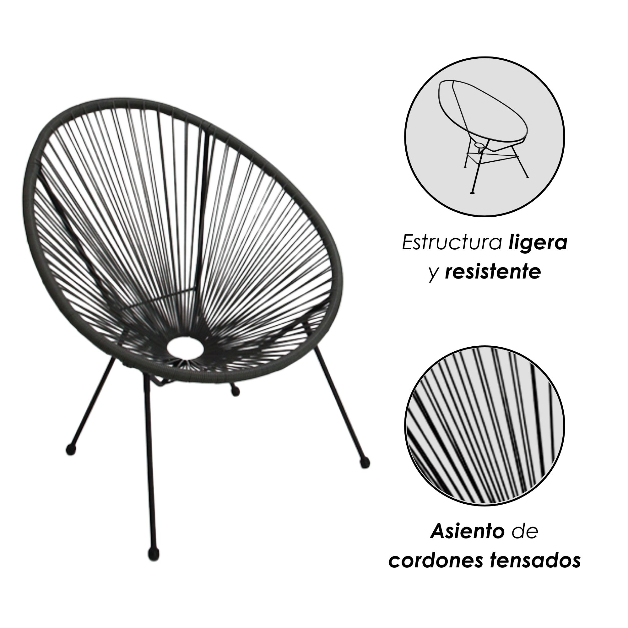 Foto 5 | Silla Acapulco  Iliosinnova