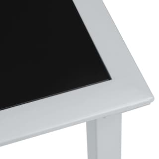 Foto 3 | Mesa De Patio Exterior Vidaxl Con Estructura De Acero De Diseño Moderno - Venta Internacional.