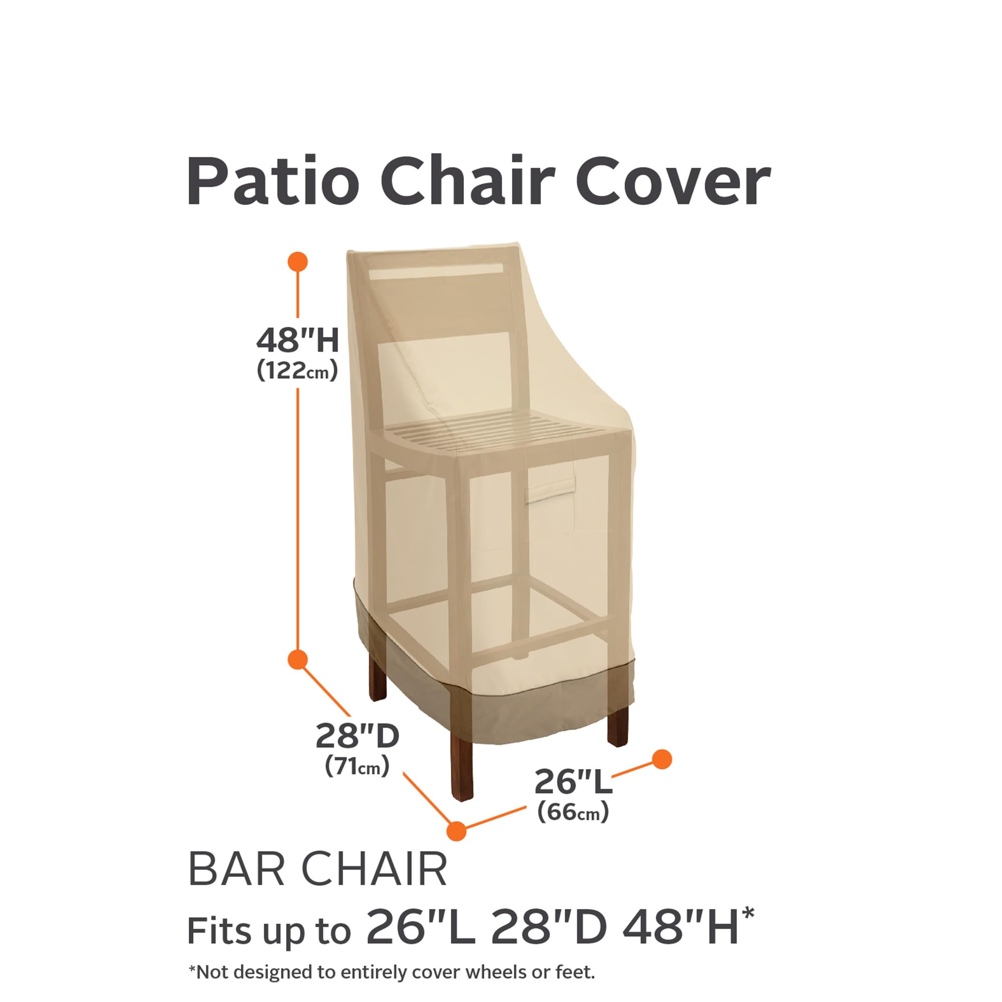 Foto 4 pulgar | Funda Para Sillas Y Taburetes De Bar Para Patio, Accesorios Clásicos, Terraza - Venta Internacional.
