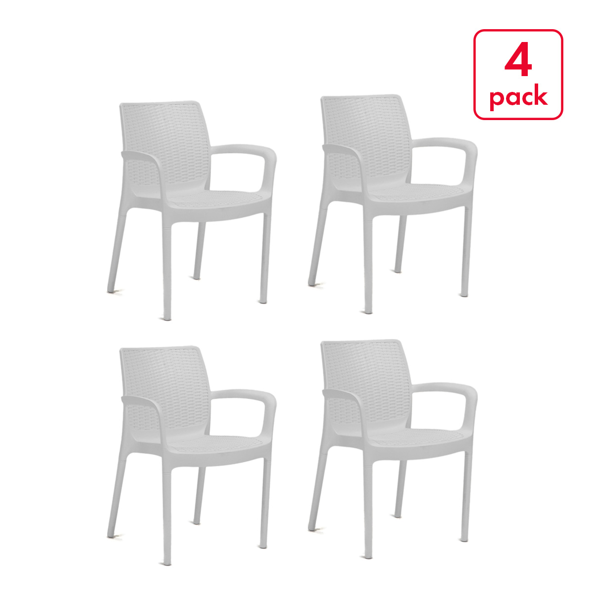 Sillas de Jardin Bali 4 Pack
