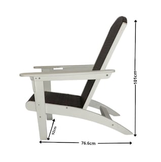 Foto 4 | Silla Adirondack Nolan De Plástico Para Exteriores
