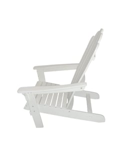 Foto 3 | Silla Adirondack Cahira De Plástico Para Exteriores Color Blanco