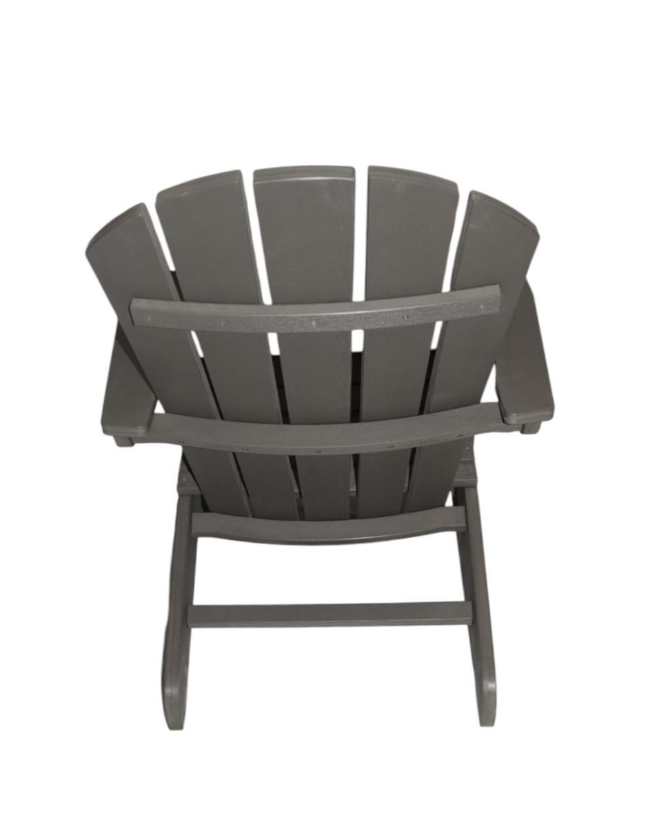 Foto 6 pulgar | Silla Adirondack Para Exteriores  – Fabricada En Hdpe De Alta Resistencia Color Gris