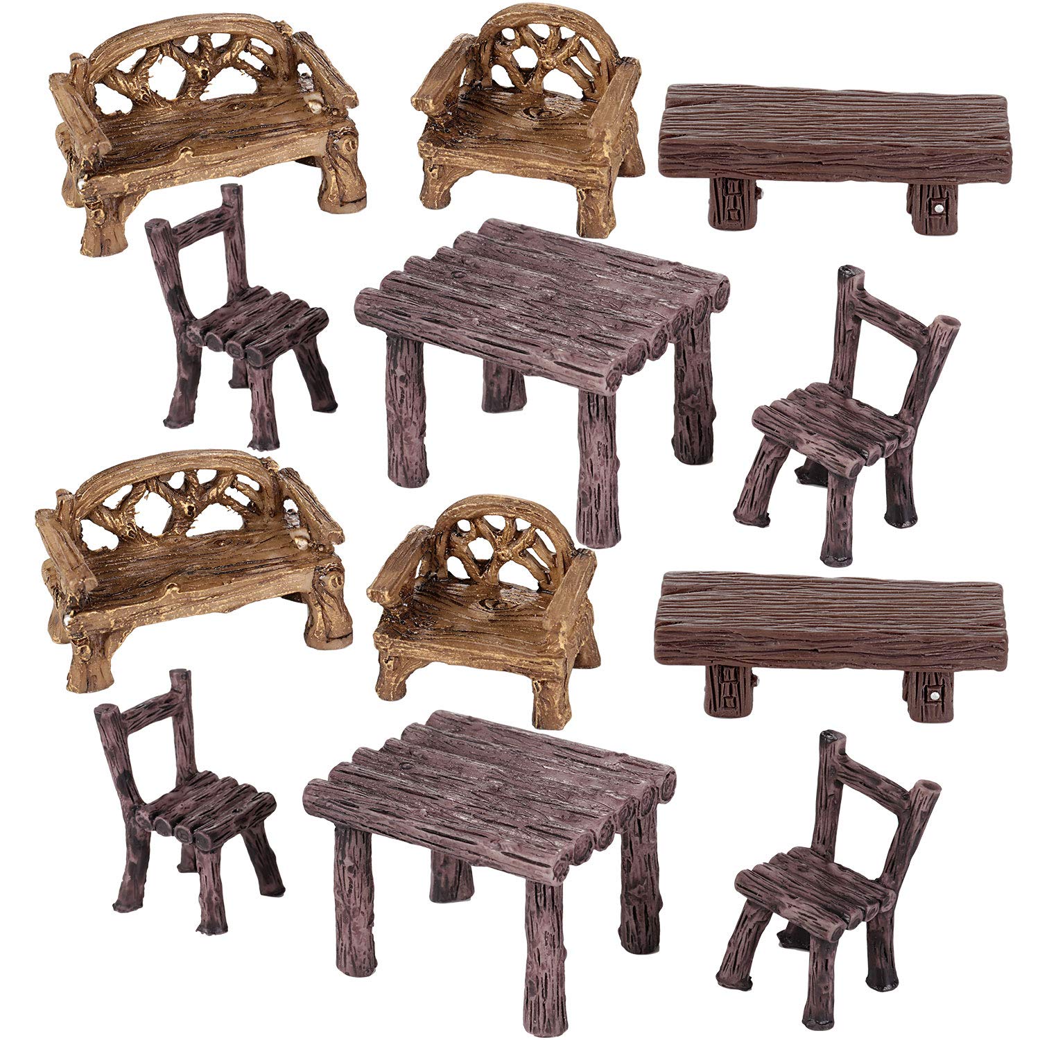 Mesa Y Sillas Skylety En Miniatura Para Muebles De Jardín - Venta Internacional.