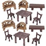Mesa Y Sillas Skylety En Miniatura Para Muebles De Jardín - Venta Internacional.