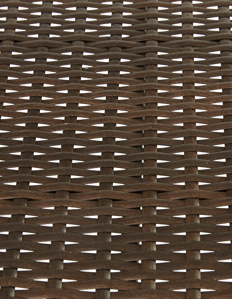Foto 6 | Naterial Silla De Jardín Tipo Ratán Con Descansabrazos Estructura De Acero , Modelo Zena