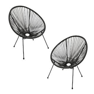 Foto 1 | Ilios Innova | Sillas Estilo Acapulco Con Estructura De Acero Y Diseño Retro Moderno – Ideales Para Exterior E Interio