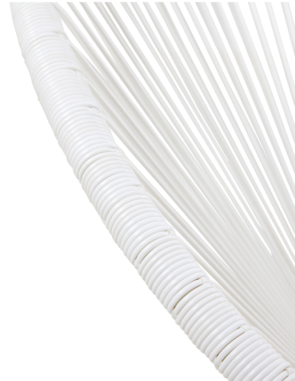 Foto 4 pulgar | Naterial Silla De Jardín Ratán / Mimbre Sintético Con Estructura De Acero Apilable Para Exterior, Modelo Acapulco Ii