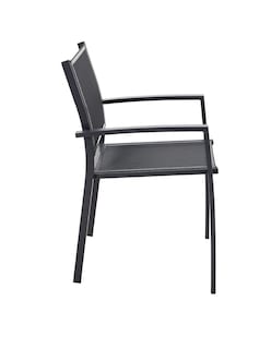 Foto 3 | Naterial Silla De Jardín Apilable De Aluminio Y Textileno Con Brazos Para Exterior , Modelo Lyra Beta
