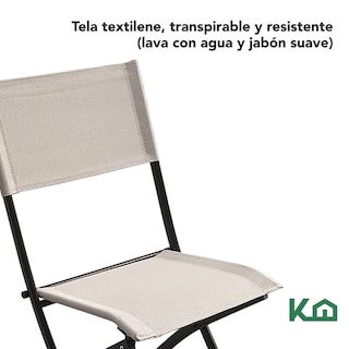 Foto 7 | Juego De Jardin 6 Piezas Sillas Exterior Mesa Con Sombrilla