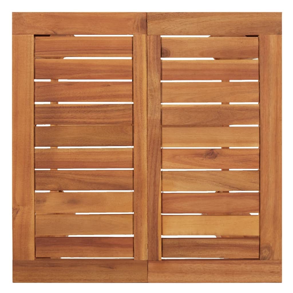 Foto 7 pulgar | Juego De Comedor Para Patio Vidaxl De 5 Piezas Con Mesa Y Sillas De Madera De Acacia - Venta Internacional.