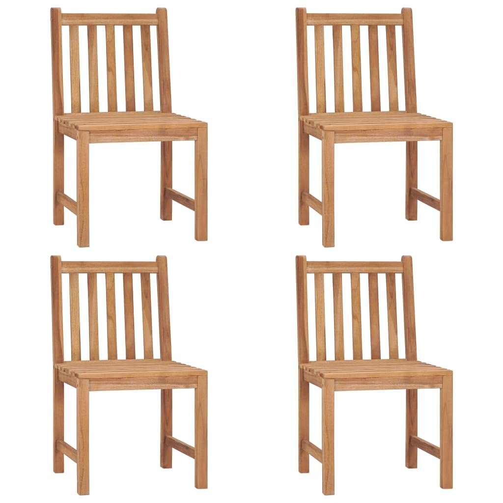 Foto 4 pulgar | Sillas De Patio Vidaxl De Madera Dura De Teca Con Cojines  4 Asientos - Venta Internacional.