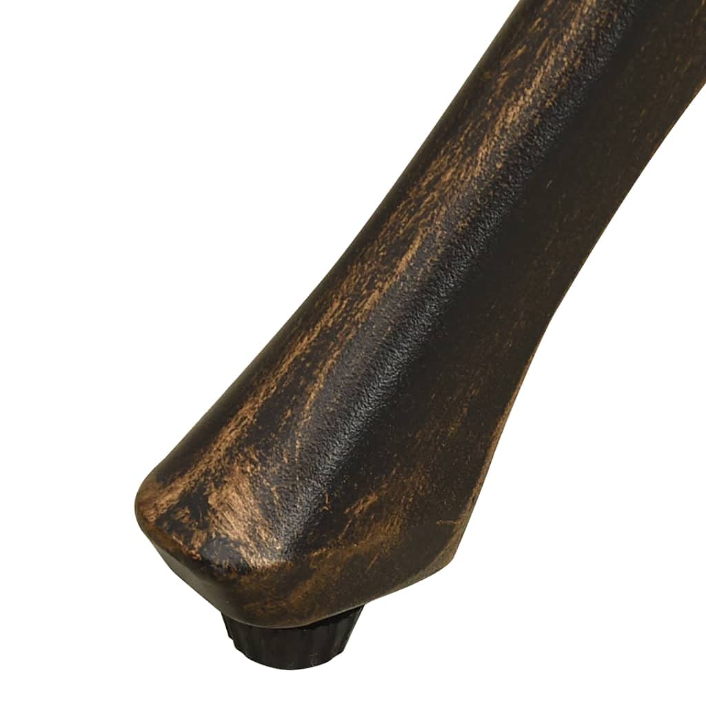 Foto 7 pulgar | Mesa De Patio Vidaxl Redonda De Aluminio Fundido En Bronce  90 X 90 X 74 Cm - Venta Internacional.