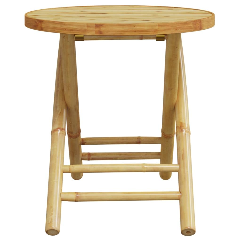 Foto 5 pulgar | Set Bistro Vidaxl De Muebles De Patio De Bambú Plegables  3 Piezas - Venta Internacional.