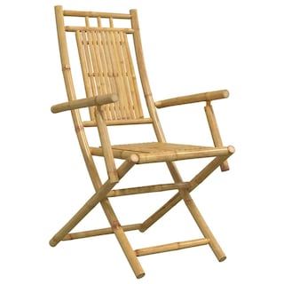 Foto 5 | Set Bistro Vidaxl De Muebles De Patio De Bambú Plegables 3 Piezas - Venta Internacional.