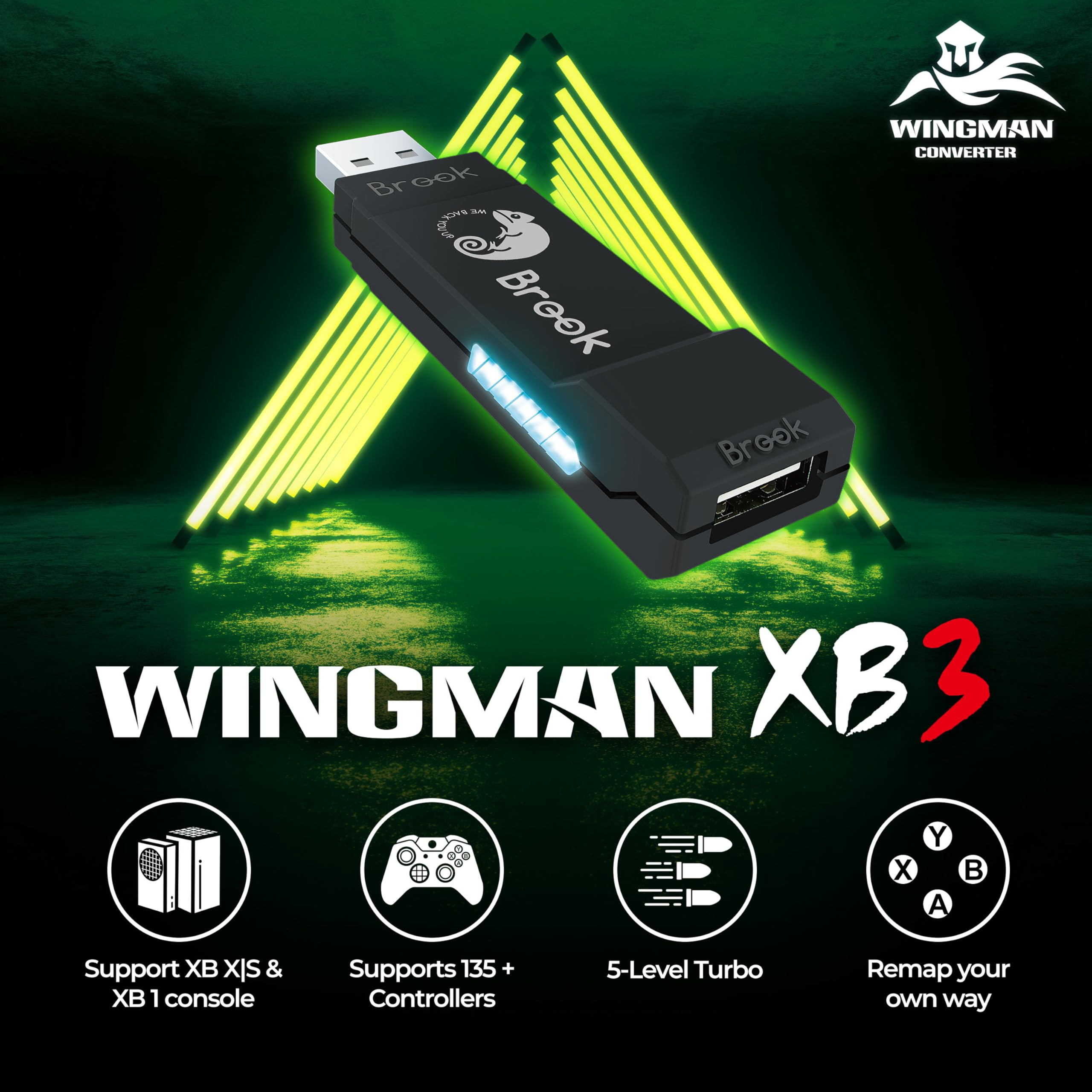 Foto 4 pulgar | Adaptador De Controlador Brook Wingman Xb 3 Para La Serie Xb X/s, Xb  - Venta Internacional.