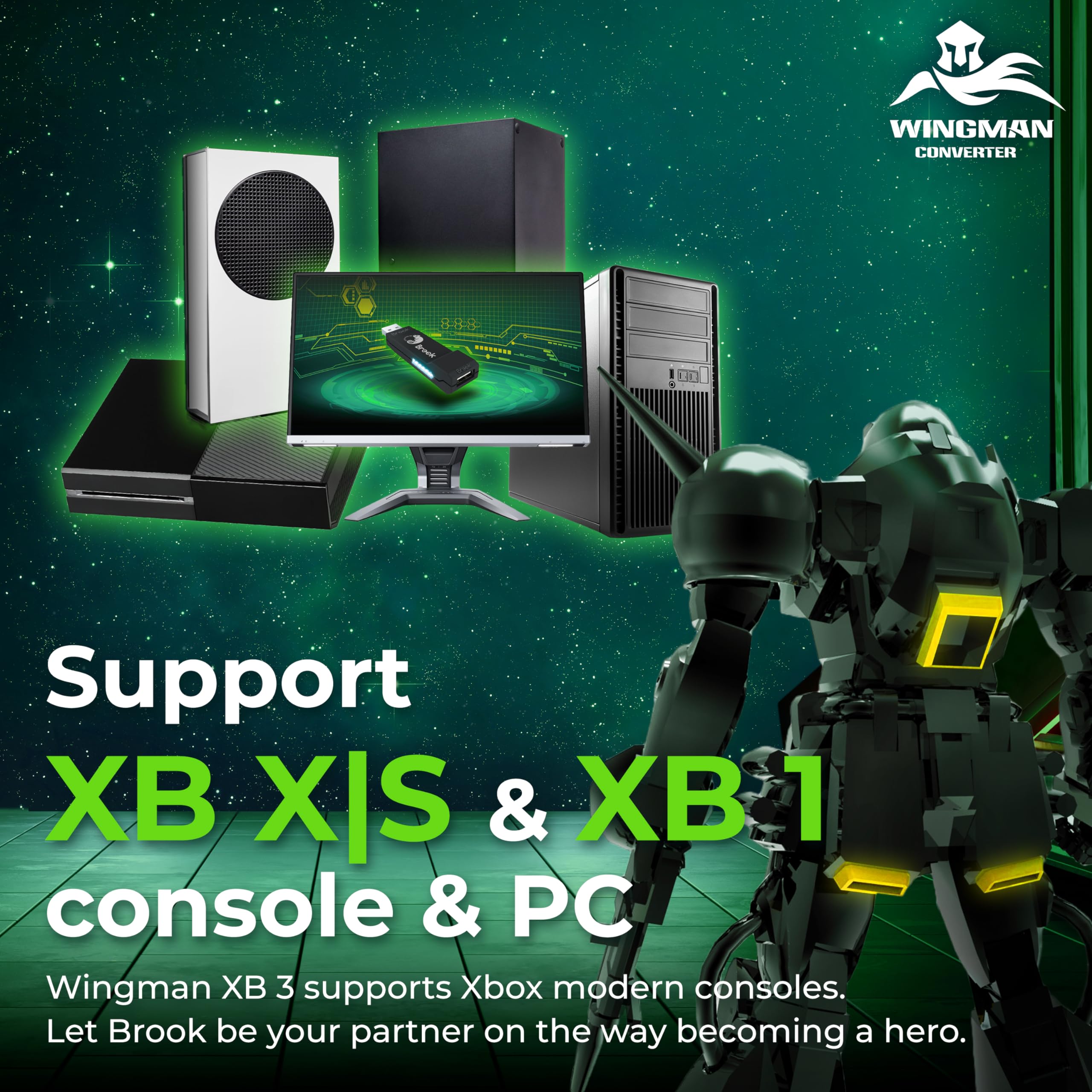 Foto 5 pulgar | Adaptador De Controlador Brook Wingman Xb 3 Para La Serie Xb X/s, Xb  - Venta Internacional.