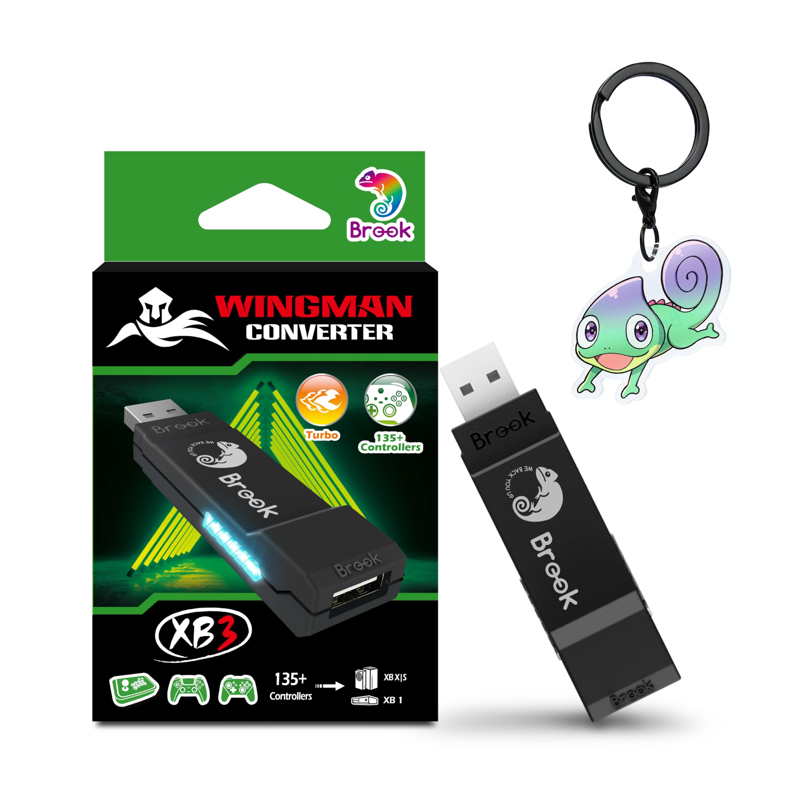 Adaptador Inalámbrico Brook Wingman Xb 3 Converter Xbox Series X/s, Xbox One, Pc - Venta Internacional.