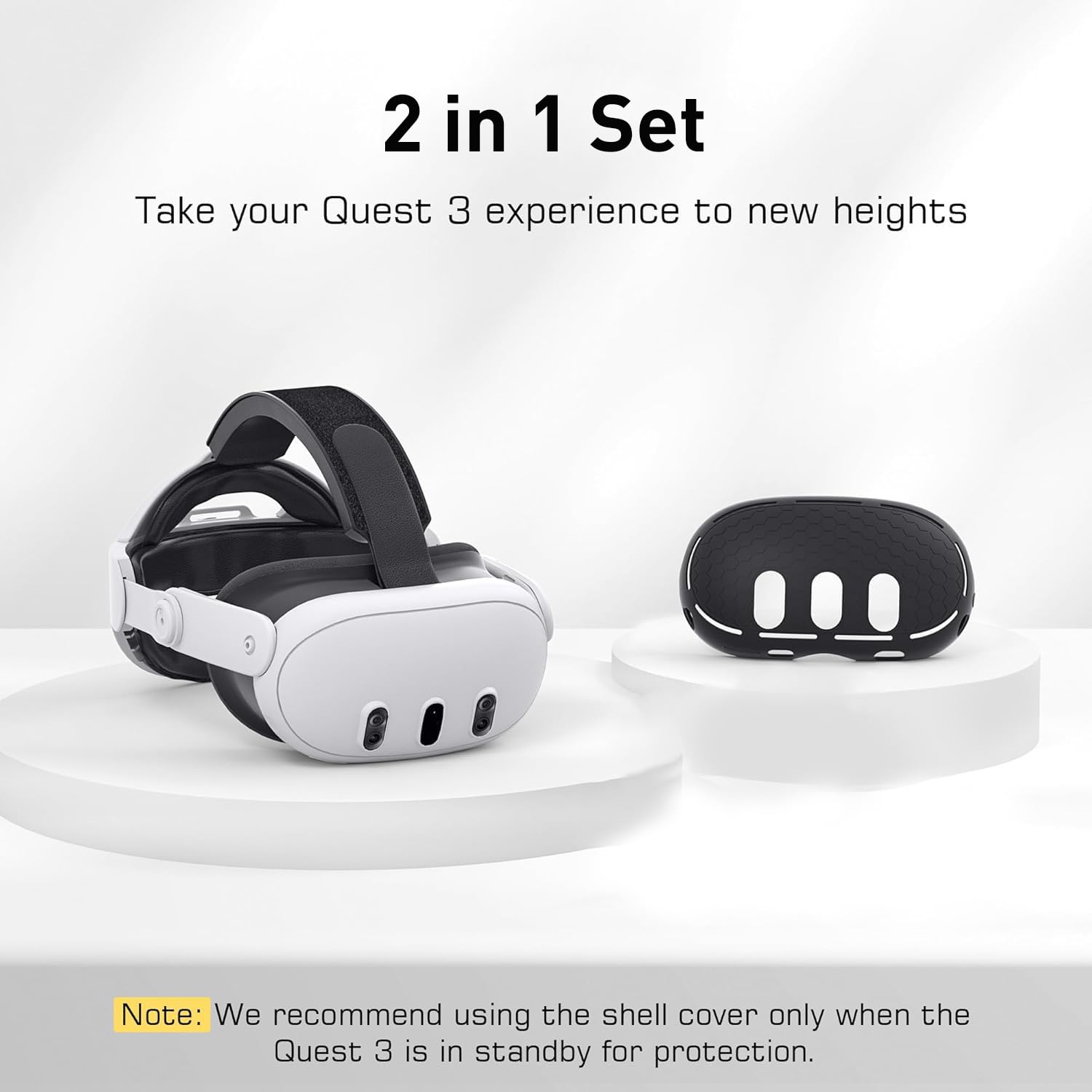 Foto 2 | Set De Accesorios De Realidad Virtual Kuject Comfort Head Strap Oculus Quest 3 - Venta Internacional.