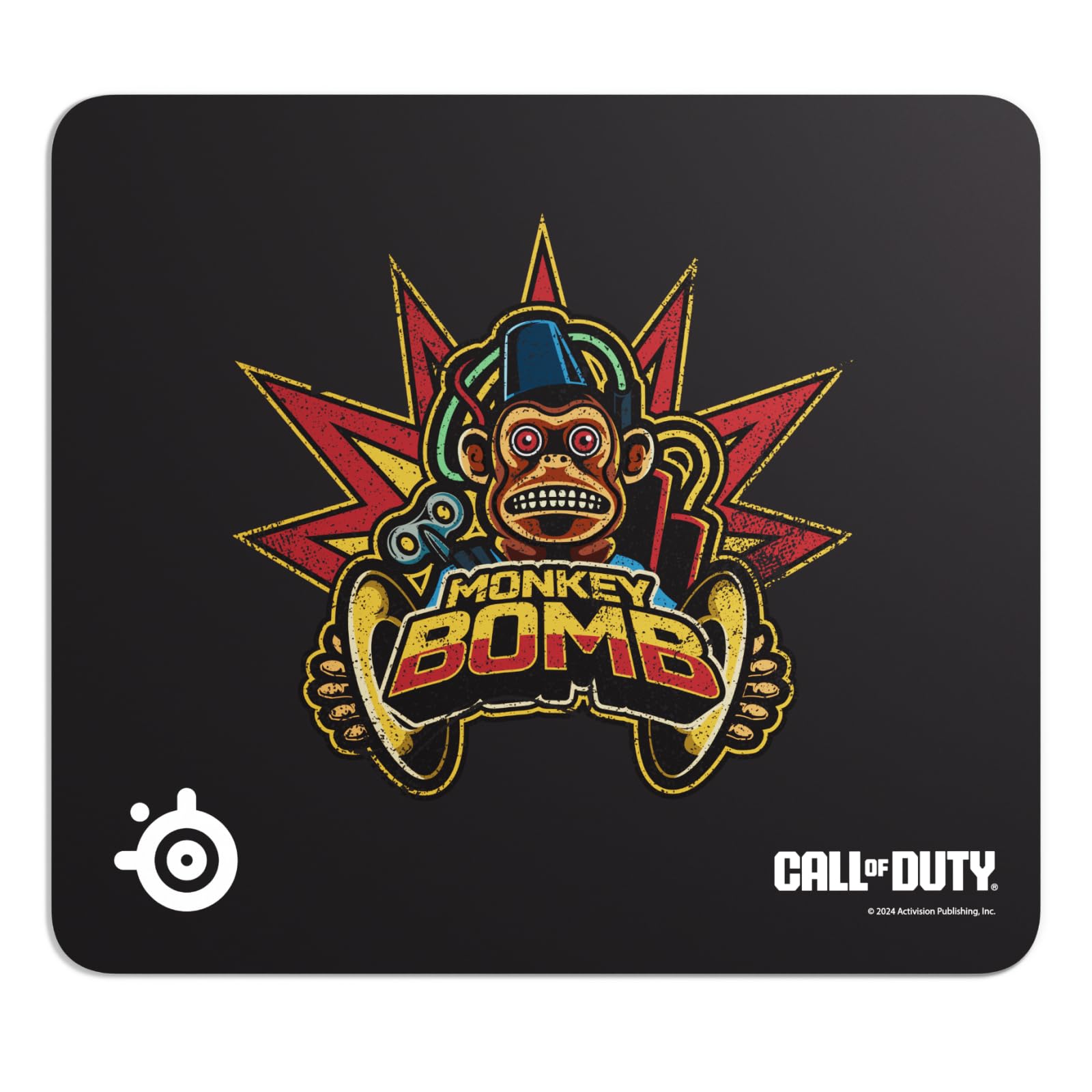 Alfombrilla De Ratón Para Juegos Steelseries Qck Call Of Duty Monkey Bomb - Venta Internacional.