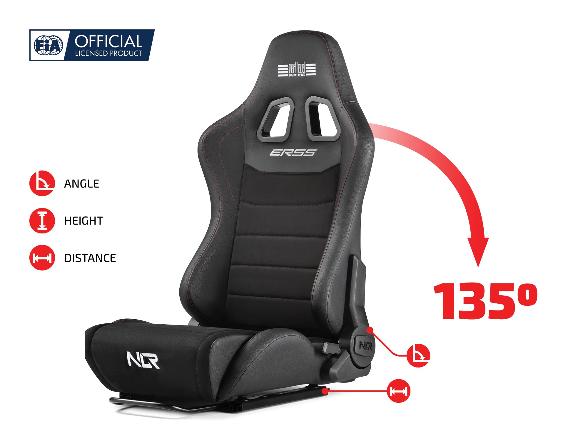 Foto 6 pulgar | Asiento Reclinable Next Level Racing Ers5 Elite De Piel Sintética - Venta Internacional.
