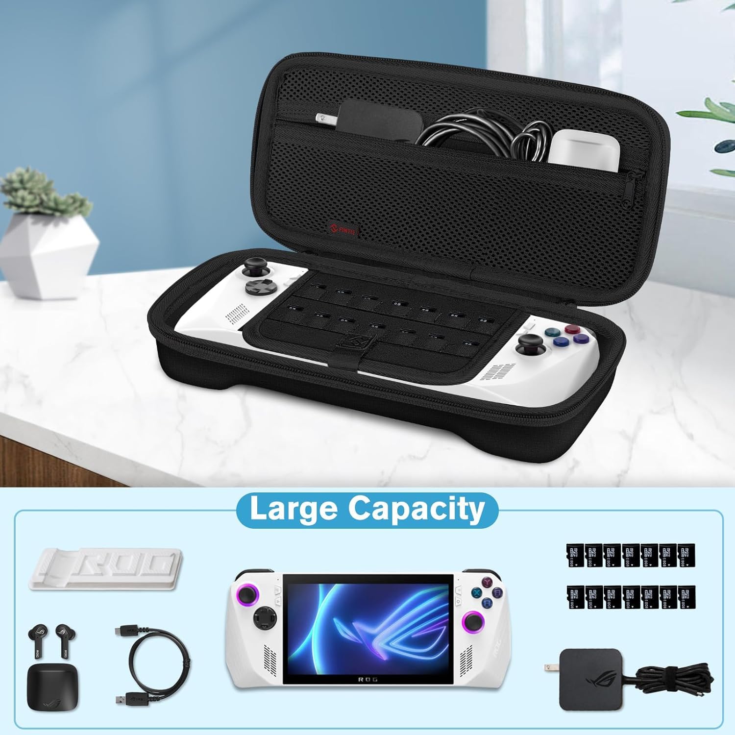Foto 7 | Funda Fintie para Asus Rog Ally X 2024-Venta Internacional