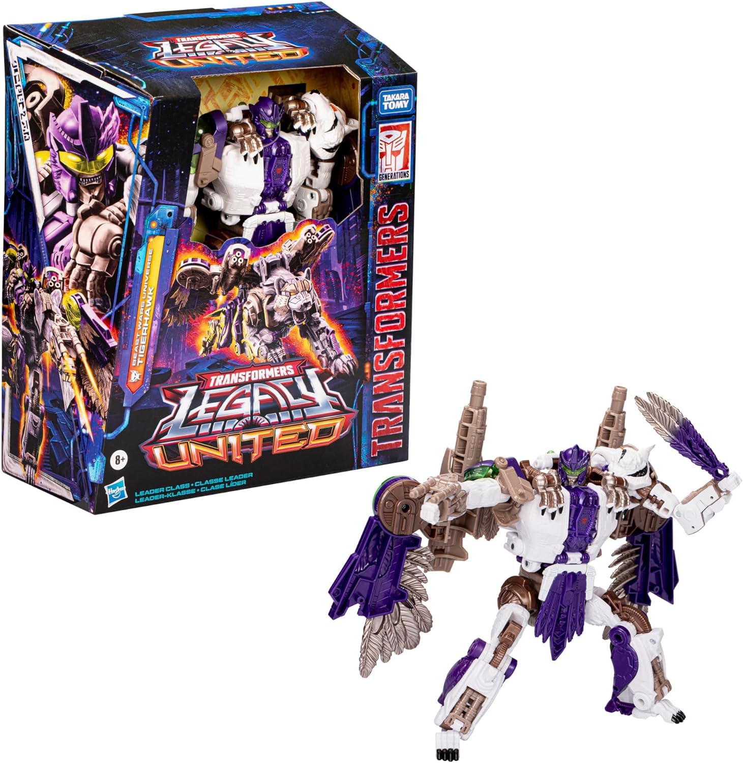 Foto 5 pulgar | Figura De Acción Transformers Generations Legacy United Tigerhawk - Venta Internacional.