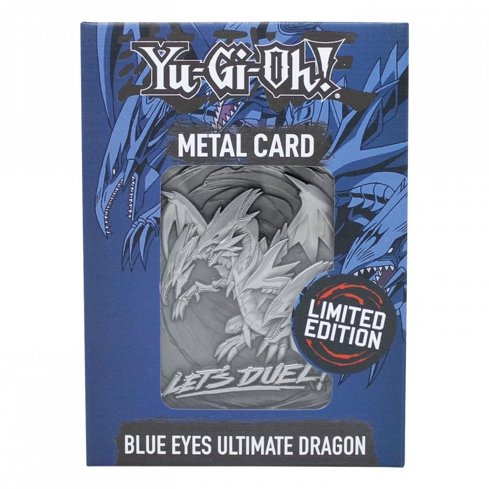 Foto 1 | Tarjeta Metálica Yu-gi-oh! Edición Limitada De Blue Eyes Ultimate Dragon - Venta Internacional.