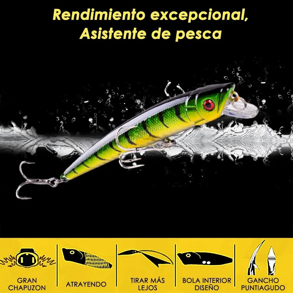 Foto 4 pulgar | Señuelos para Pesca Camarón de Río Realista 43 Piezas