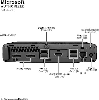 Foto 5 | Venta Internacional - Mini Ordenador De Sobremesa Hp Elitedesk 800 G5 Intel Core I5-9500