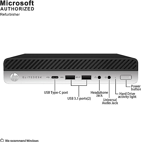 Foto 7 pulgar | Venta Internacional - Mini Ordenador De Sobremesa Hp Elitedesk 800 G5 Intel Core I5-9500