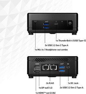 Foto 2 | Mini PC Msi Cubi 5 12m-086bus / Core I3-1215u / Wifi 6e / (no Incluye Ram Ni Hdd/ssd) / 12m-086bus