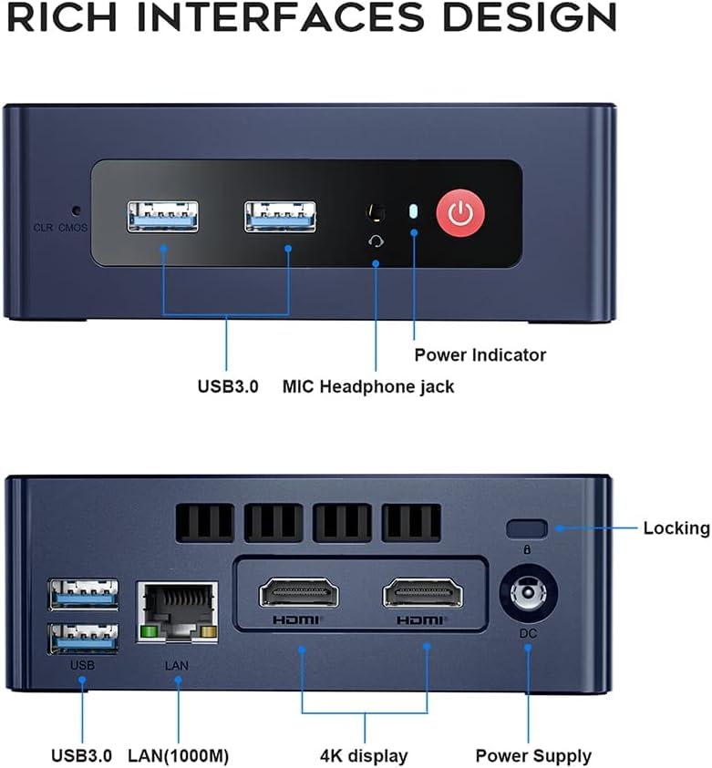 Foto 5 | Mini PC Beelink Intel N5095 de 11.a Generación 8 GB de RAM 128 GB SSD - Venta Internacional