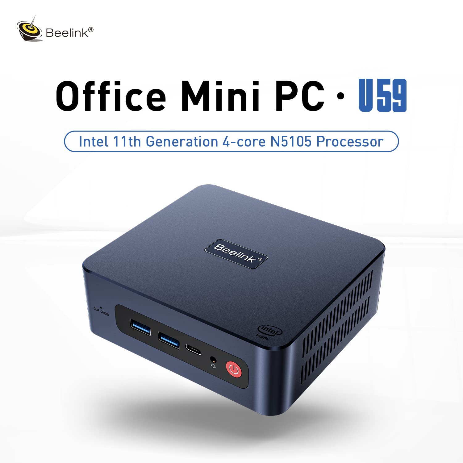 Foto 4 pulgar | Mini PC Beelink U59 Intel N5105 16 GB RAM 512 GB SSD Dual HDMI - Venta Internacional