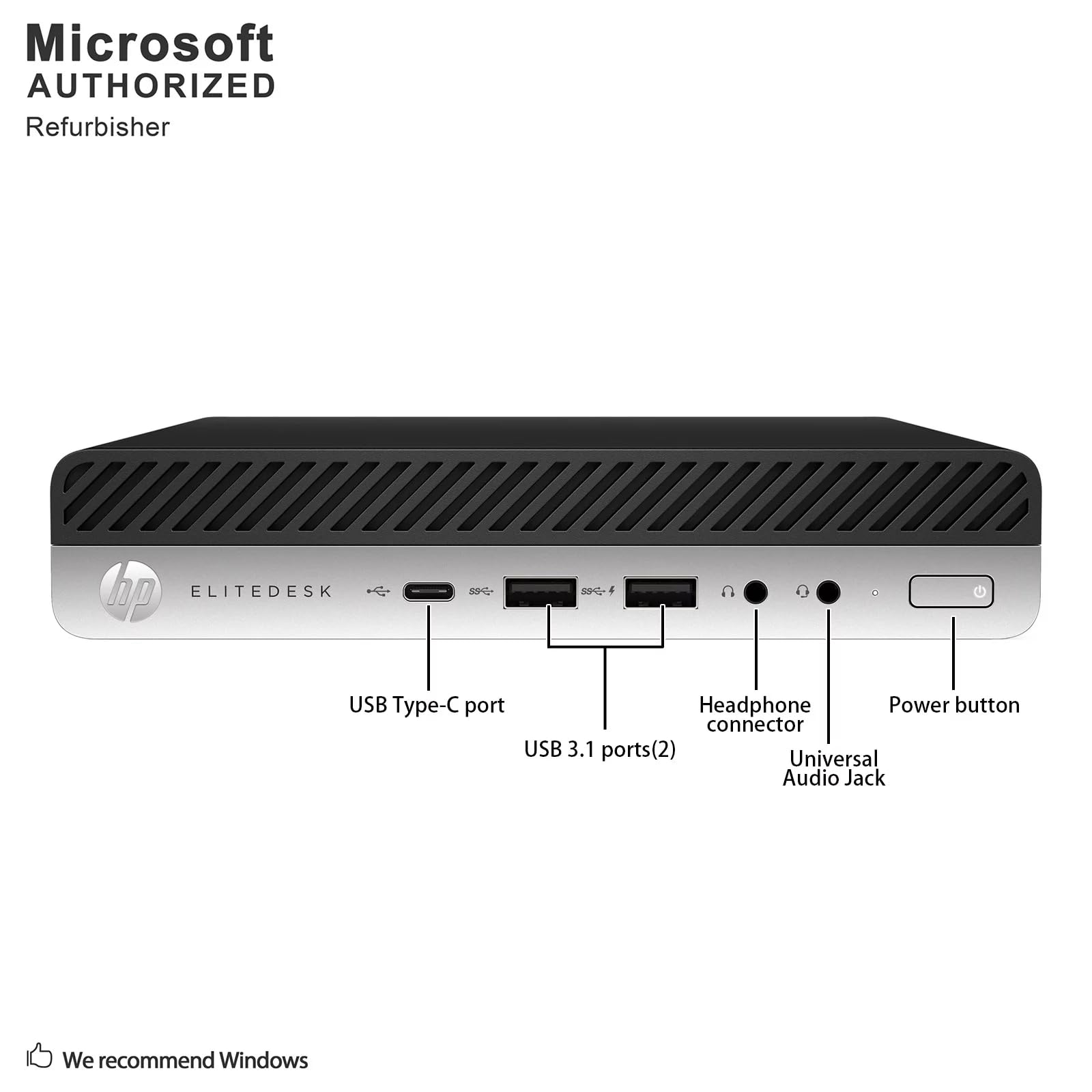 Foto 6 pulgar | Mini Ordenador de Sobremesa Hp Elitedesk 800 G3 I5-6500 16gb 256 gb - Venta Internacional